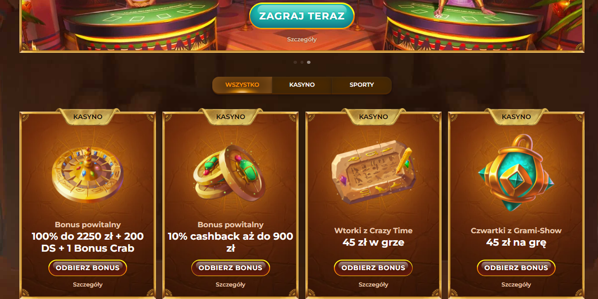 AmunRa Casino Bonusy